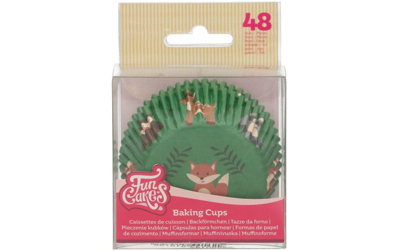 Funcakes Muffin Backform Waldtiere 48 Stück