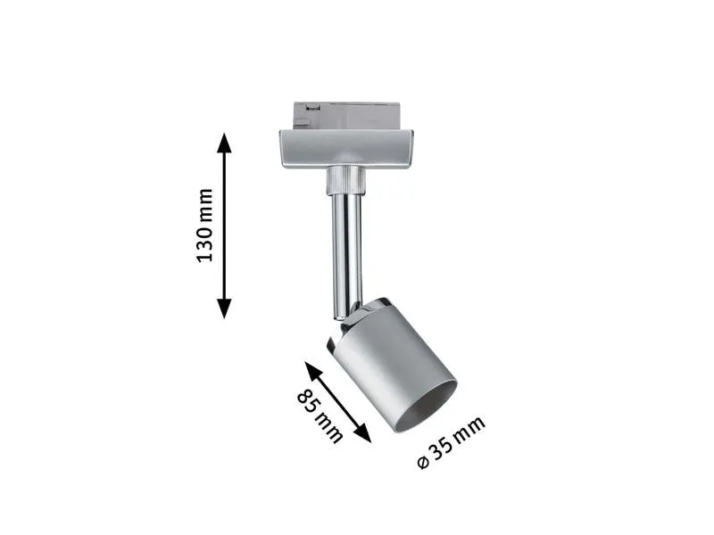 Paulmann Schienenspot URail Spot Pure II, 1 x GU10, 10 W, Chrom
