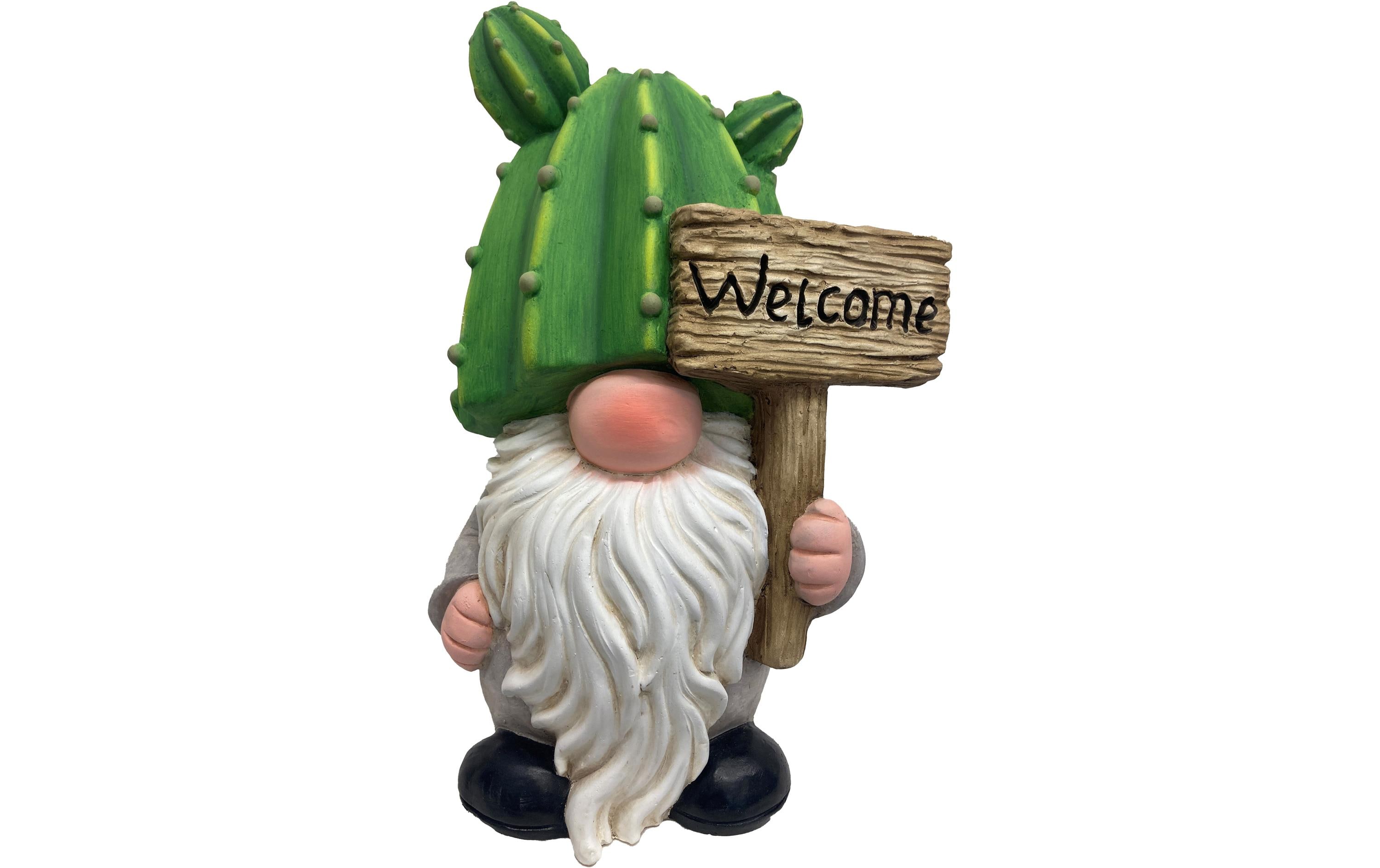 Dameco Dekofigur Gartenwichtel Kaktus 39.5 x 20.5 x 20 cm