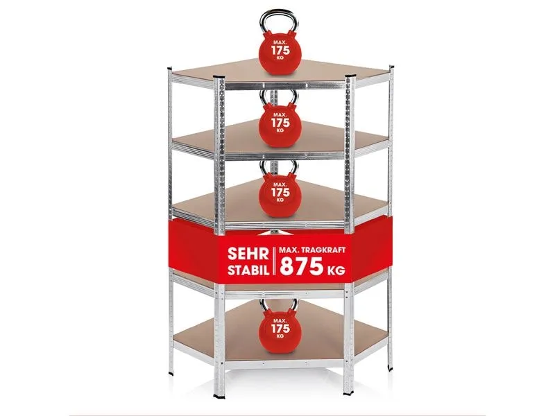 EASYmaxx Schwerlastregal 180 x 90 x 90 cm EASYmaxx Schwerlastregal 180 x 90 x 90 cm