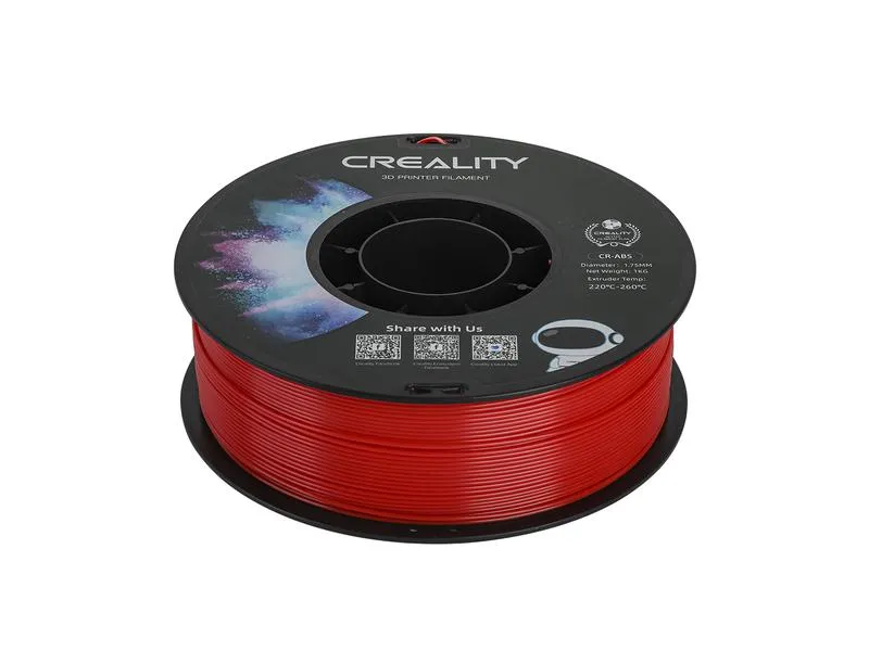 Creality Filament ABS, Rot, 1.75 mm, 1 kg