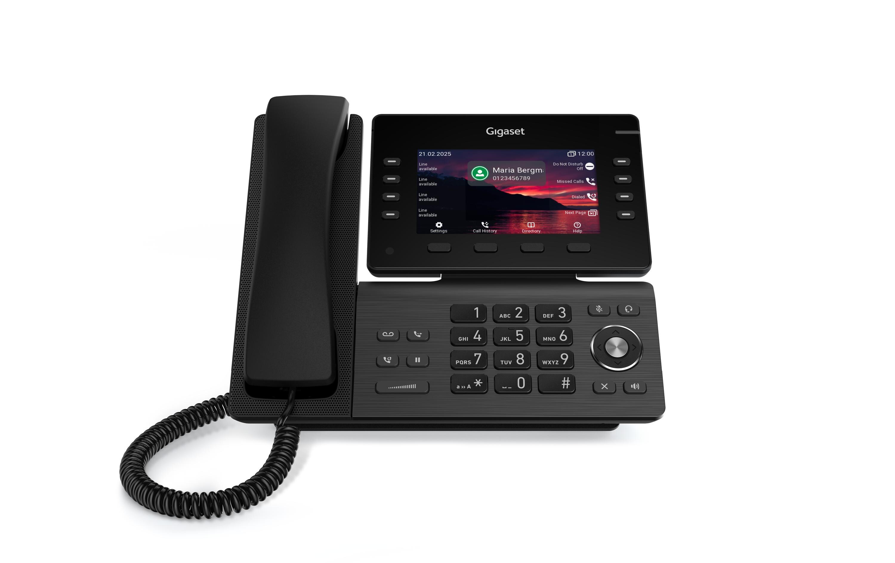 Gigaset Pro Tischtelefon P820 IP PRO Schwarz Gigaset Pro Tischtelefon P820 IP PRO Schwarz