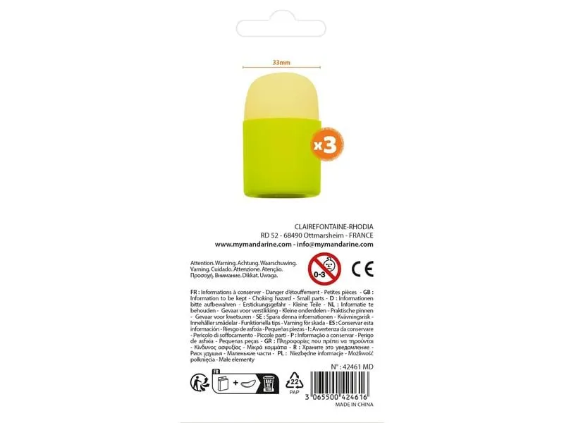 Avenue Mandarine Set mit 3 Schablonier-Schwämmchen – Grün 3 Stück Avenue Mandarine Set mit 3 Schablonier-Schwämmchen – Grün 3 Stück