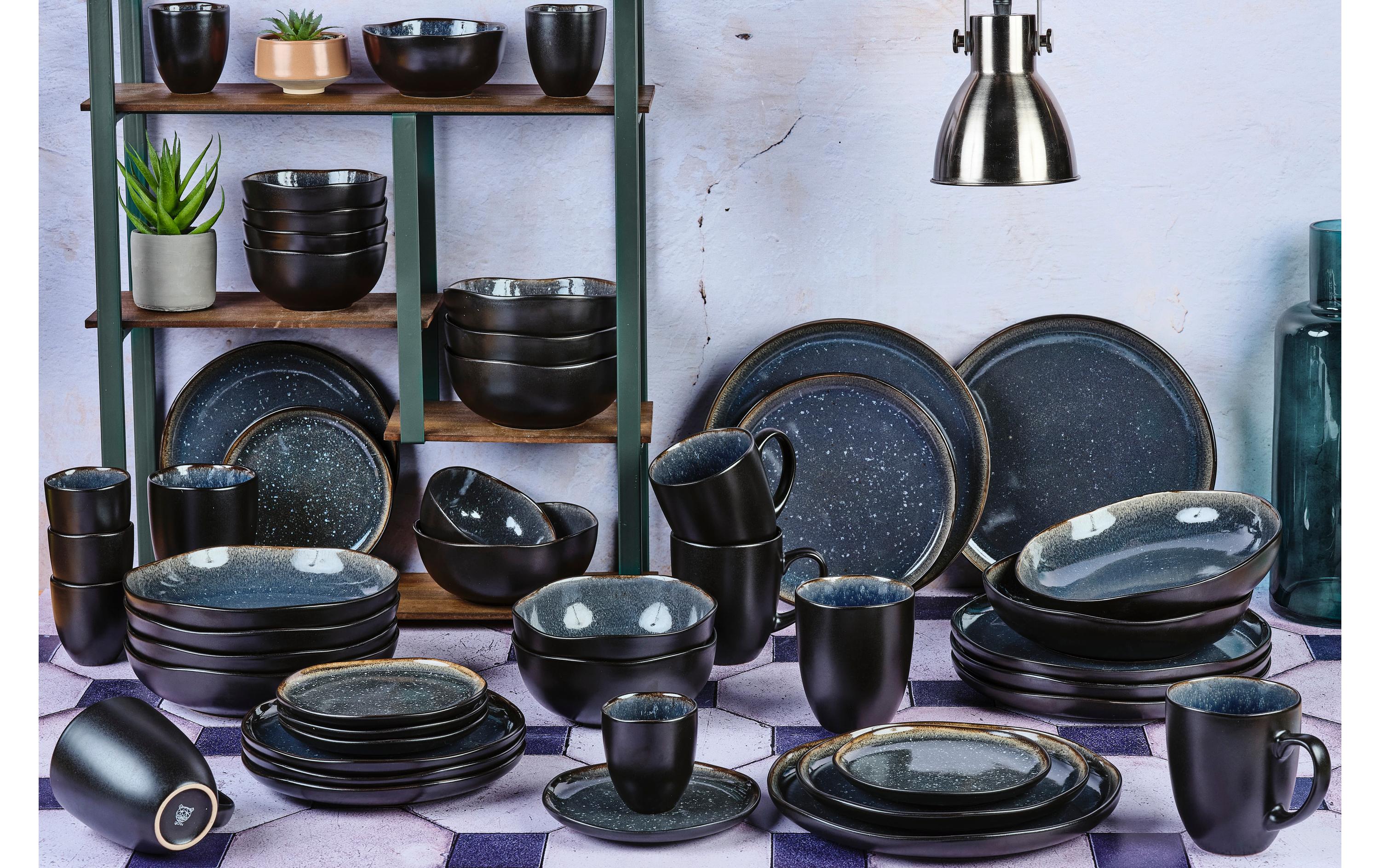 Björn Speise-Service Iris Nachtblau, 48-teilig