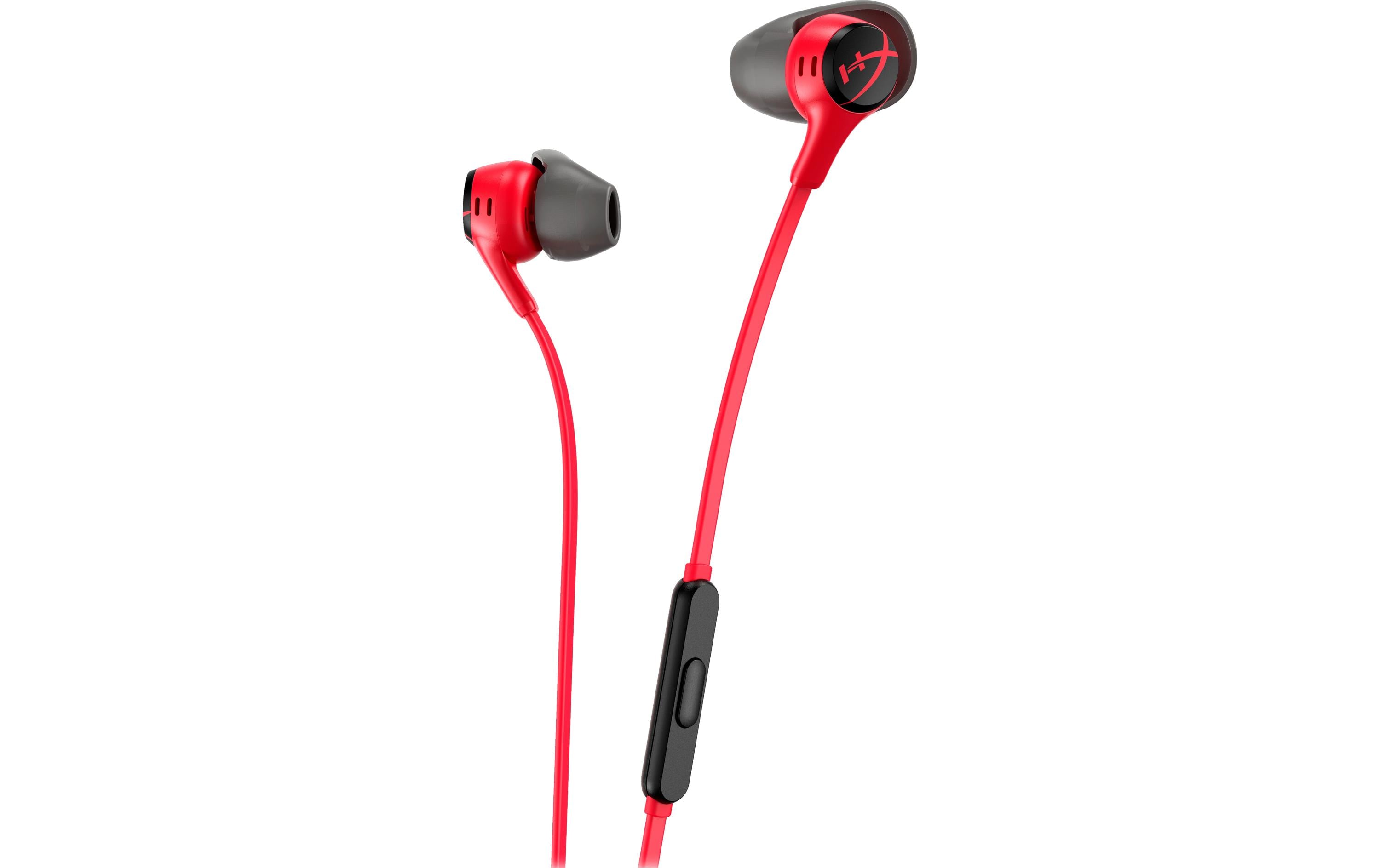 HyperX In-Ear-Kopfhörer Earbuds Rot