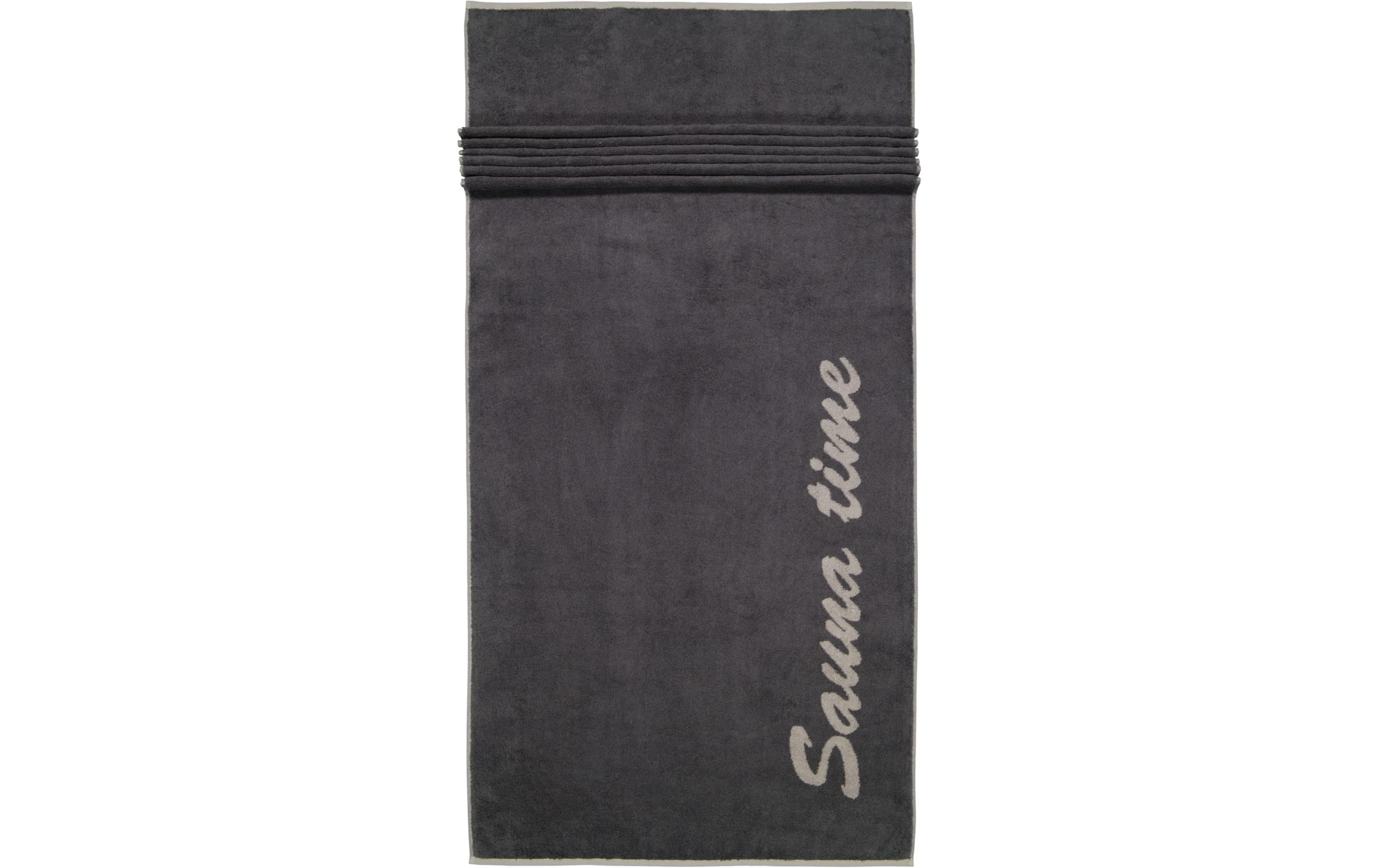 Cawö Saunatuch Sauna Time 80 x 200 cm, Anthrazit