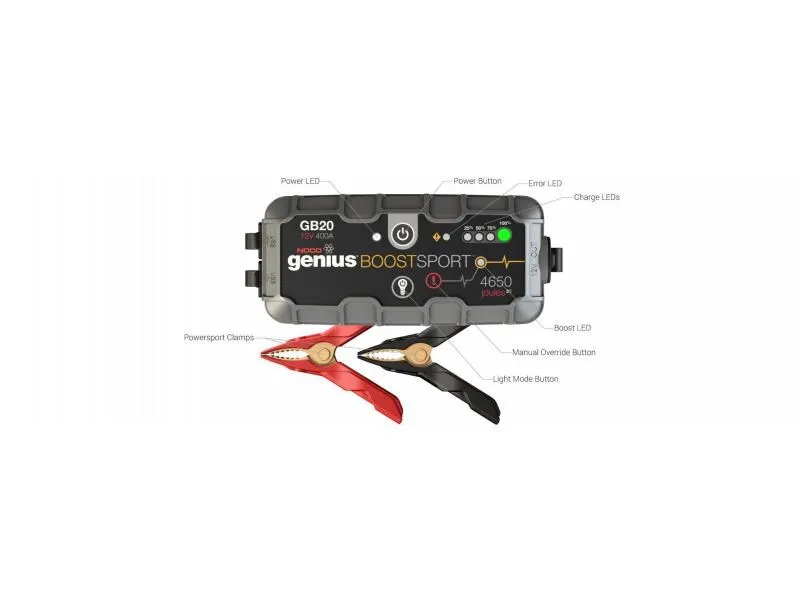 Noco Starterbatterie mit Ladefunktion GB20 12 V 500A Noco Starterbatterie mit Ladefunktion GB20 12 V 500A