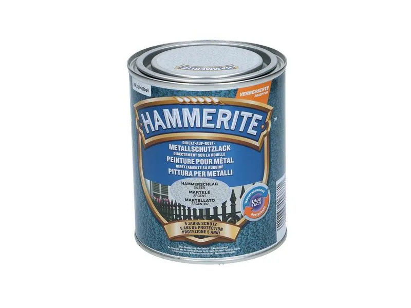 Hammerite Metall-Schutzlack HS Silber, 750 ml Hammerite Metall-Schutzlack HS Silber, 750 ml