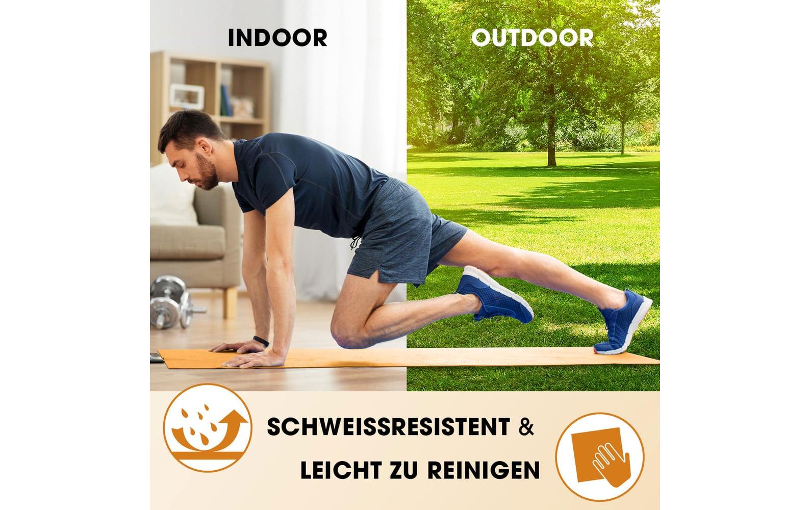 World Fitness Fitnessmatte Jivan 183 cm x 61 cm, Orange