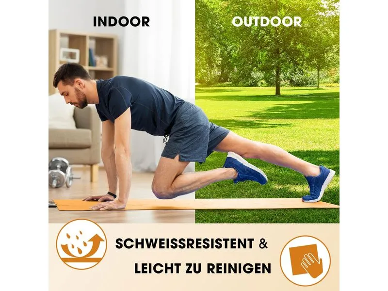 World Fitness Fitnessmatte Jivan 183 cm x 61 cm, Orange World Fitness Fitnessmatte Jivan 183 cm x 61 cm, Orange