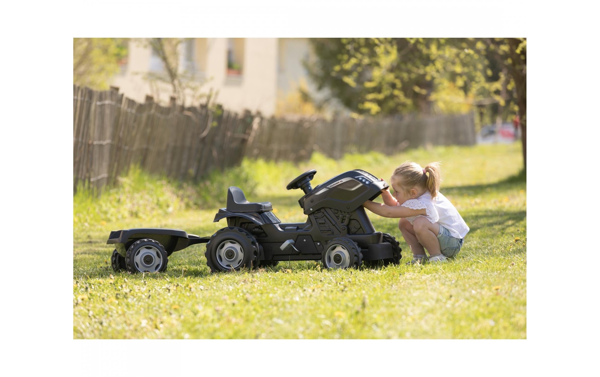 Smoby Traktor Farmer XL Schwarz