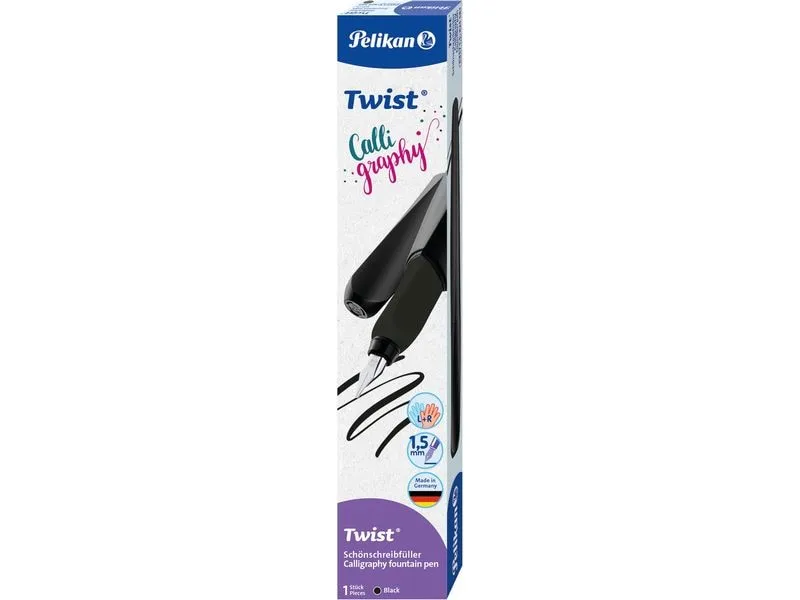 Pelikan Füllfederhalter Twist Kalligraphy Black, 1 Stück Pelikan Füllfederhalter Twist Kalligraphy Black, 1 Stück