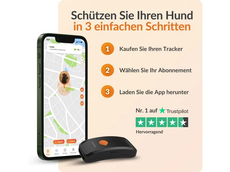 Weenect GPS-Tracker für Hunde XT ohne Halsband Weenect GPS-Tracker für Hunde XT ohne Halsband