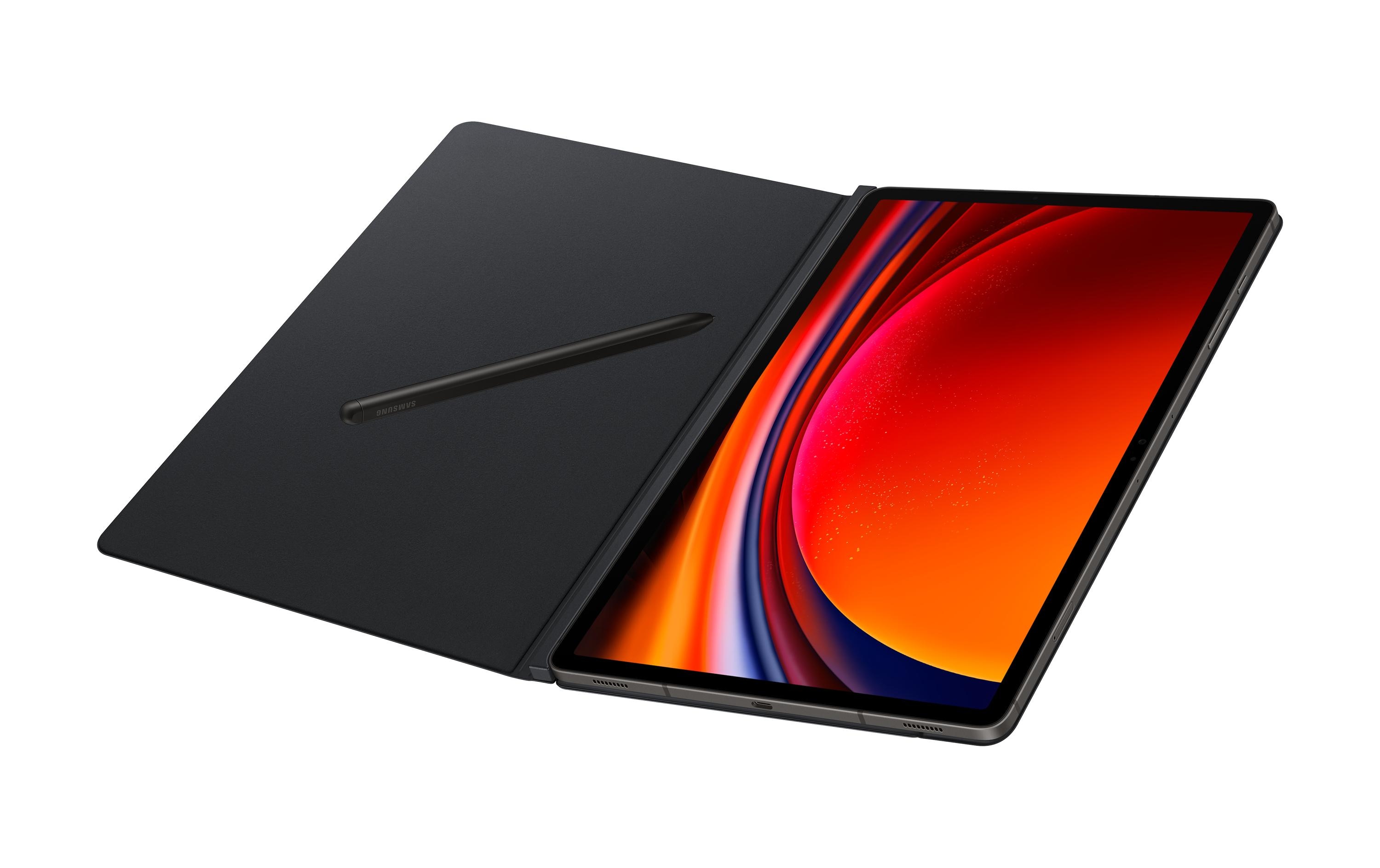 Samsung Tablet Book Cover Smart Galaxy Tab S9+ Schwarz