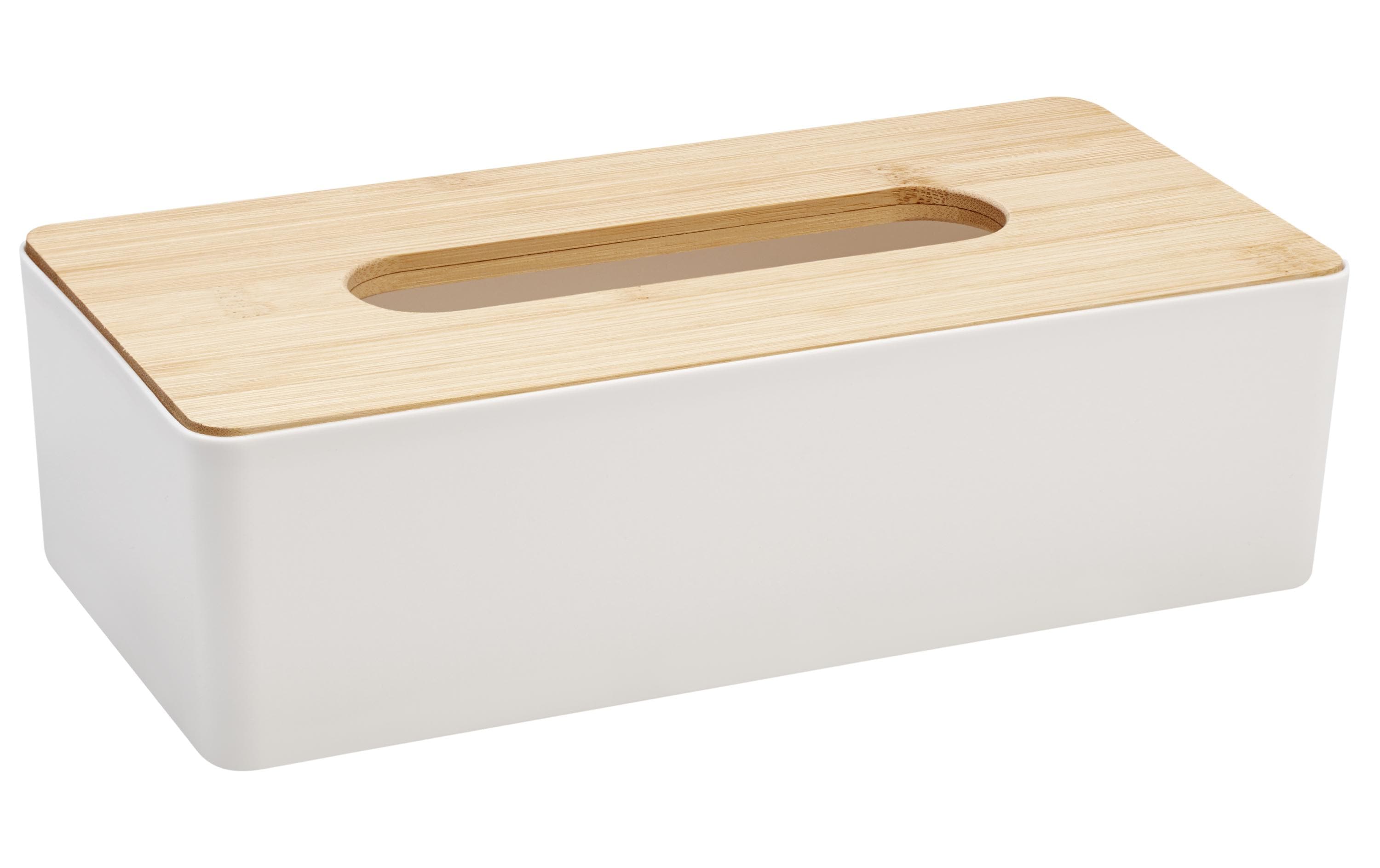 diaqua® Kosmetiktuchbox Bambus Weiss