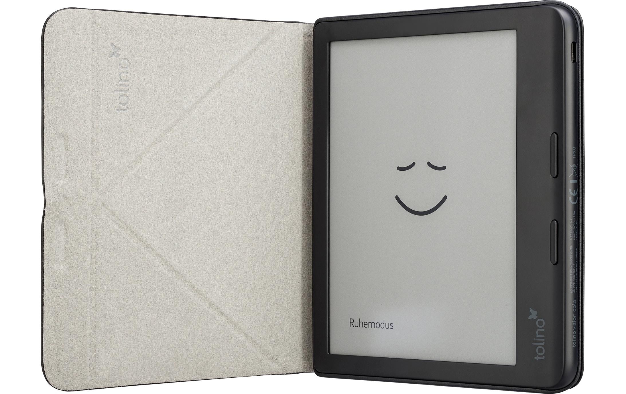 Tolino E-Book Reader Schutzhülle Vision Color Origami Schwarz