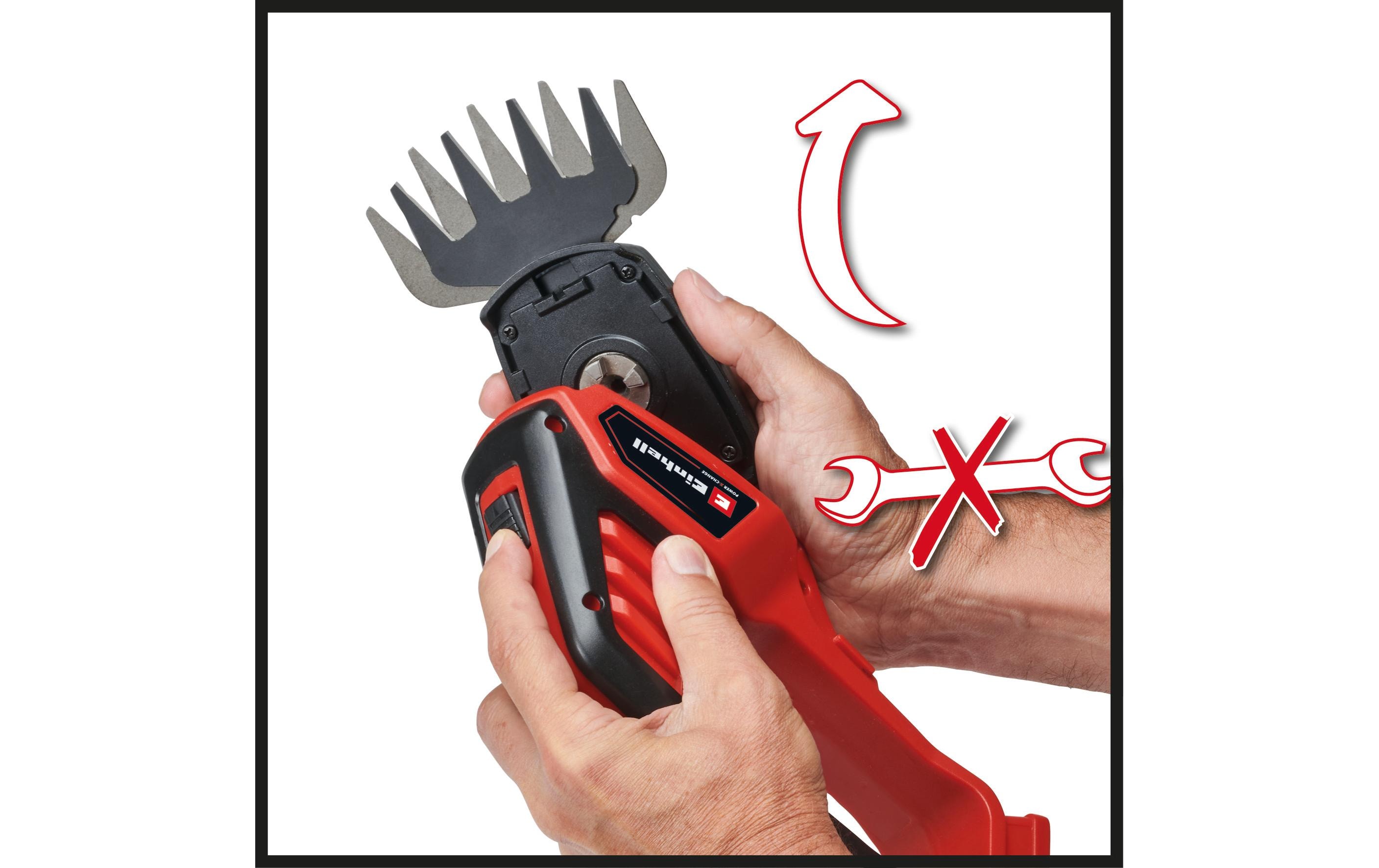 Einhell Akku-Grasschere GE-CG 18/100 Li-Solo