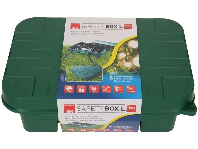 Max Hauri Kabelbox Safety-Box L, Grün Max Hauri Kabelbox Safety-Box L, Grün