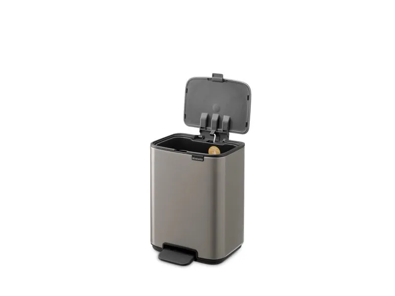 Brabantia Kosmetikeimer Bo 7 l, Platin