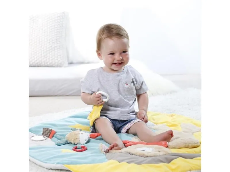 fehn Krabbeldecke mit Spielbogen Bär Bruno fehn Krabbeldecke mit Spielbogen Bär Bruno