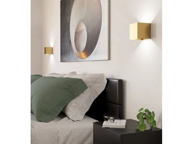 EGLO Leuchten Wand-/Deckenleuchte VALMONTONE Messing LED 2 x 1.5W 3000K EGLO Leuchten Wand-/Deckenleuchte VALMONTONE Messing LED 2 x 1.5W 3000K