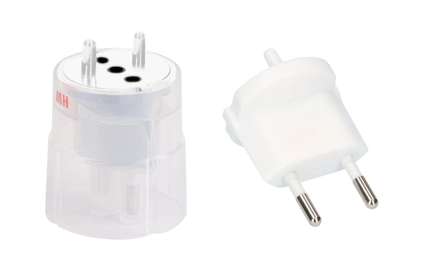 Max Hauri Fixadapter SchuKo Konturenstecker – T11 Weiss Max Hauri Fixadapter SchuKo Konturenstecker – T11 Weiss