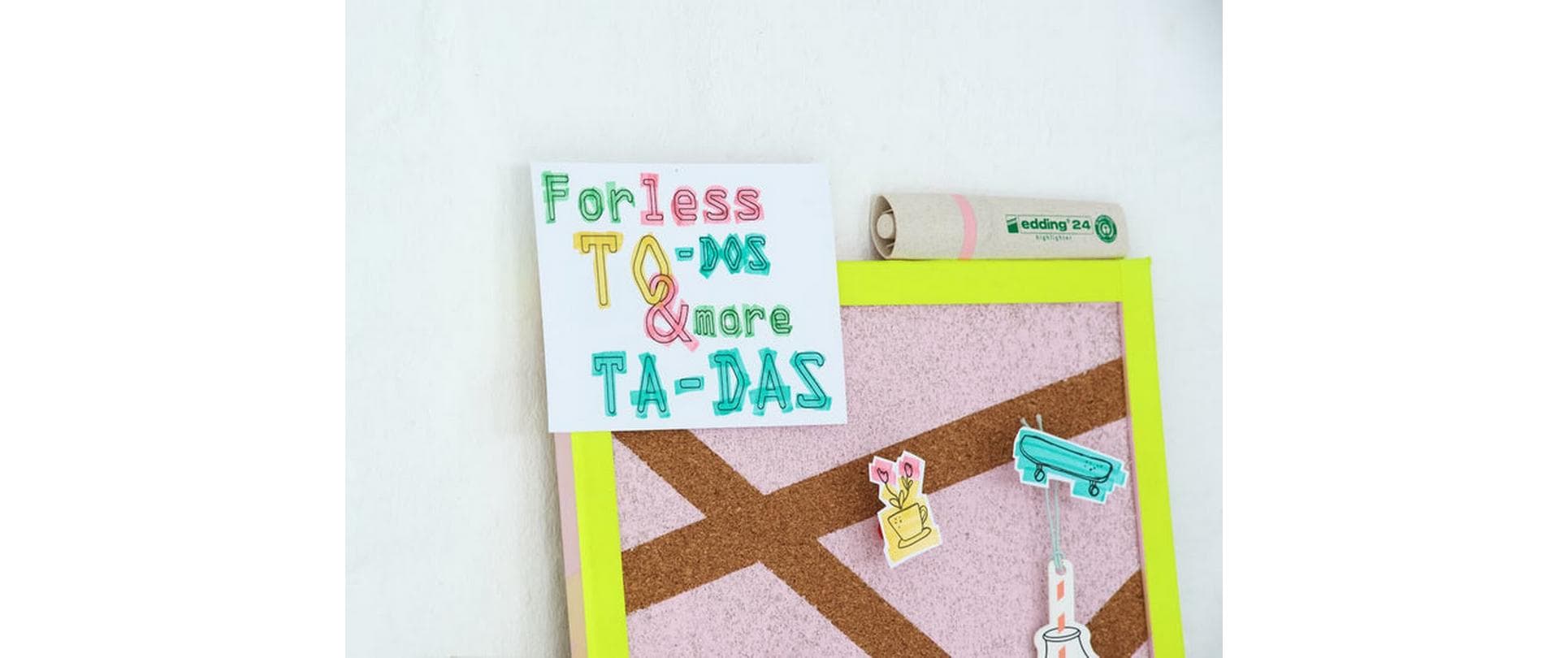 edding Textmarker 24 EcoLine Pastell 4 Stück assortiert