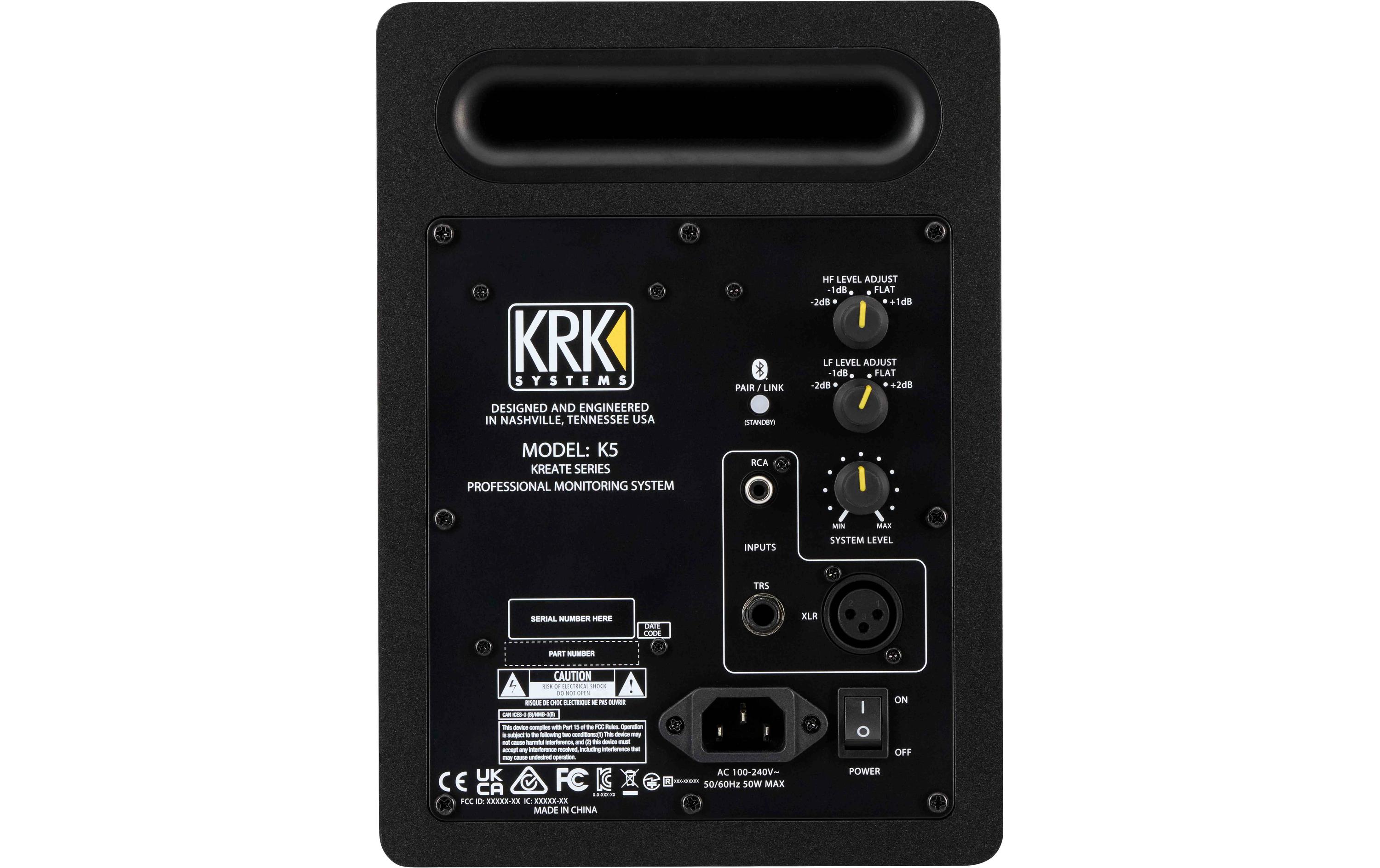KRK Studiomonitor Kreate 5 Schwarz KRK Studiomonitor Kreate 5 Schwarz