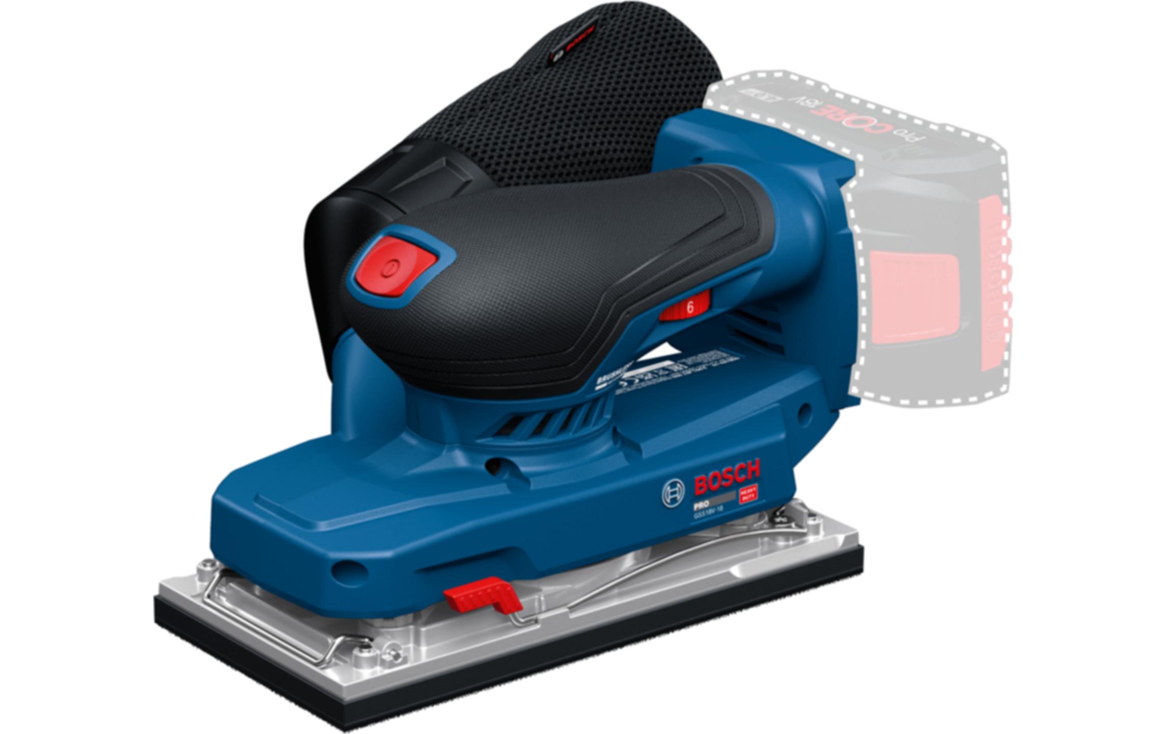 Bosch Professional Akku-Schwingschleifer PRO GSS18V-18 in L-BOXX (ohne Akku)