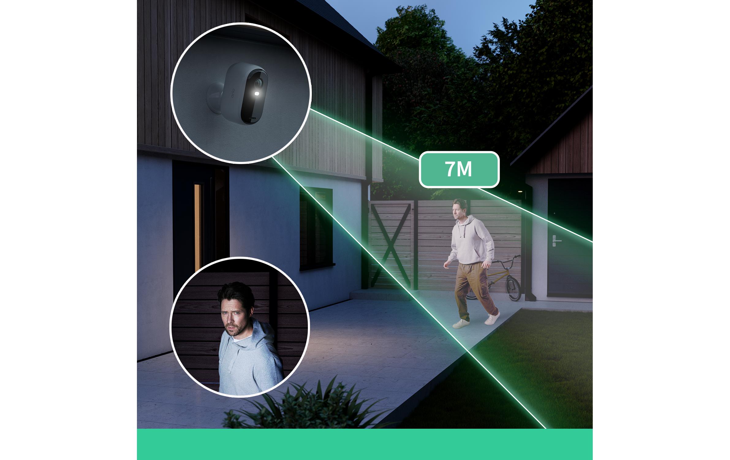 Arlo Essential Outdoor 2K (Gen 2) VMC3250 Weiss, 2er Set Arlo Essential Outdoor 2K (Gen 2) VMC3250 Weiss, 2er Set