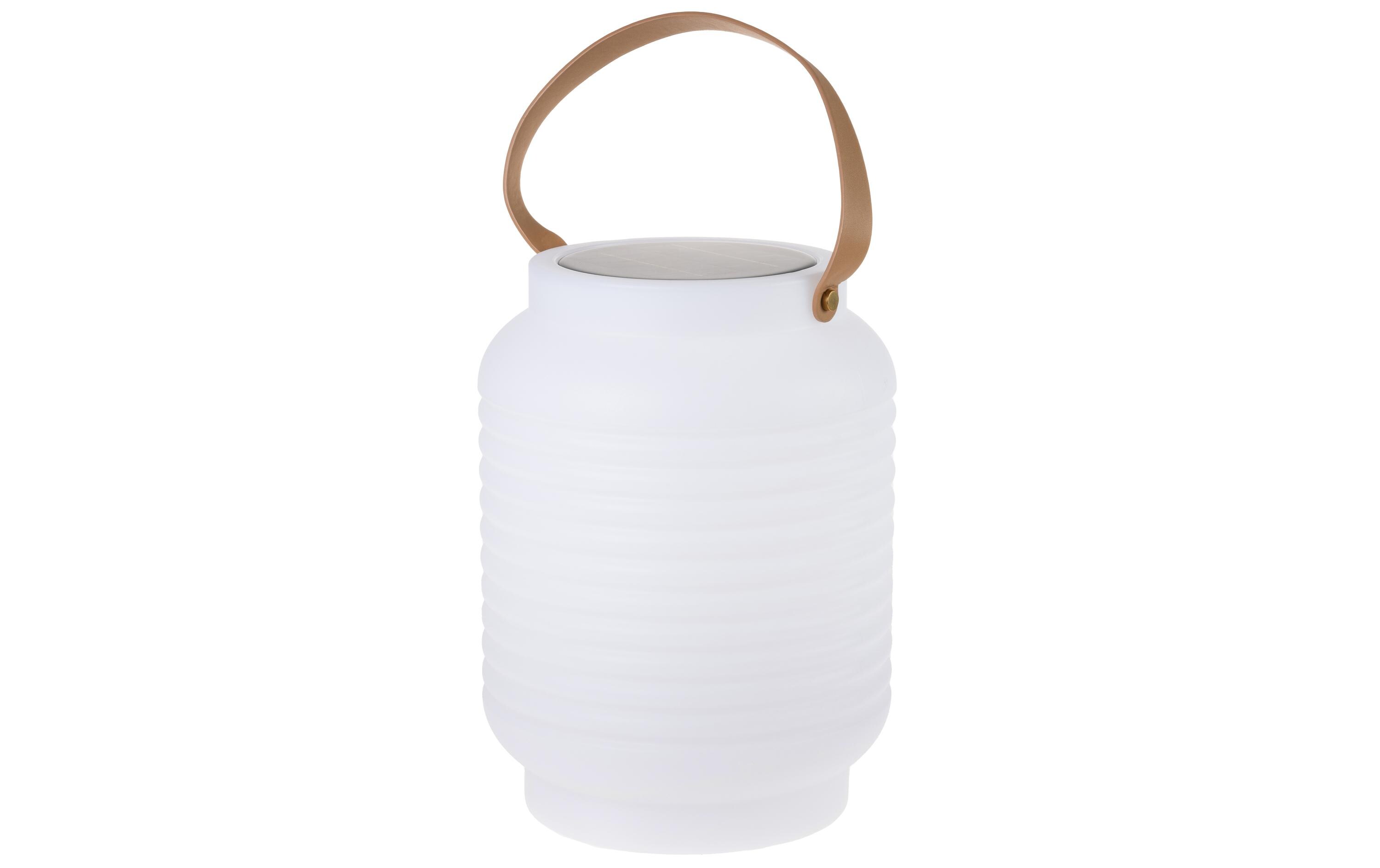 COCON Laterne LED Solar, Weiss