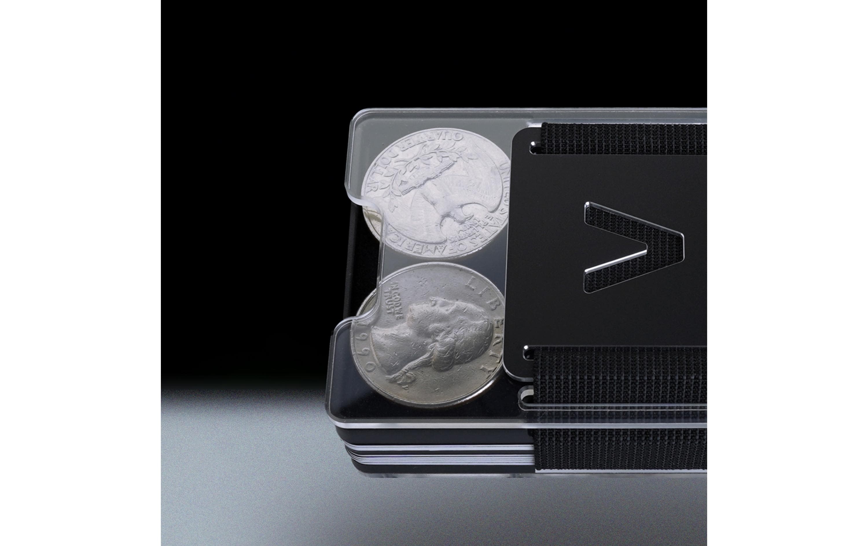 AVIATOR Wallet SLIDE Carbon cash clip fusion black