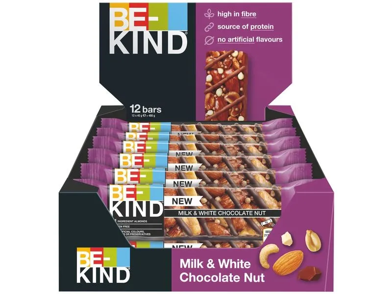 BE-KIND Riegel Milk & White Chocolate Nut 12 x 40 g