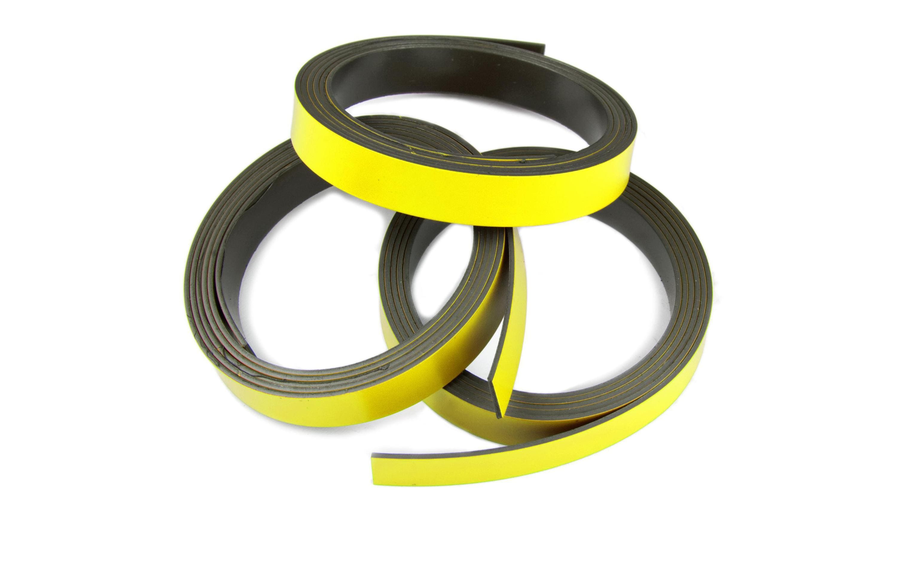 supermagnete Magnetband 10 mm x 1 m, Gelb