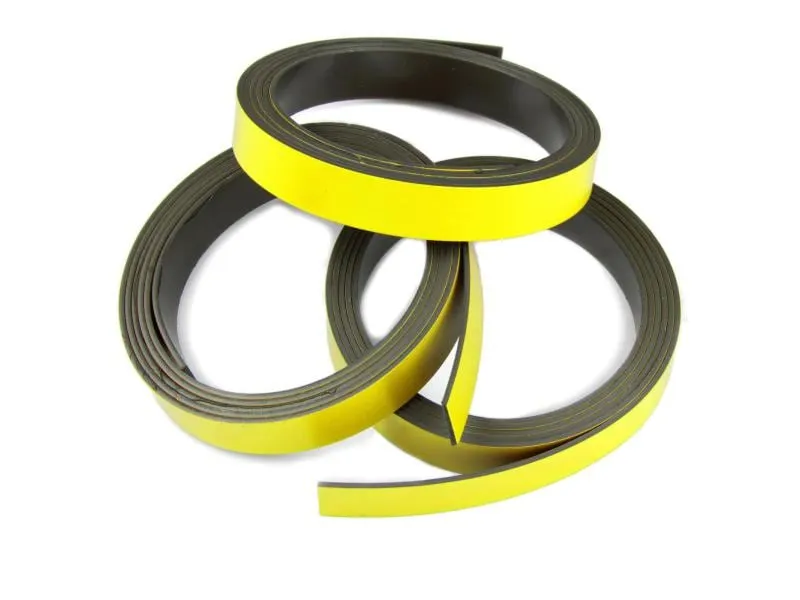supermagnete Magnetband 10 mm x 1 m, Gelb
