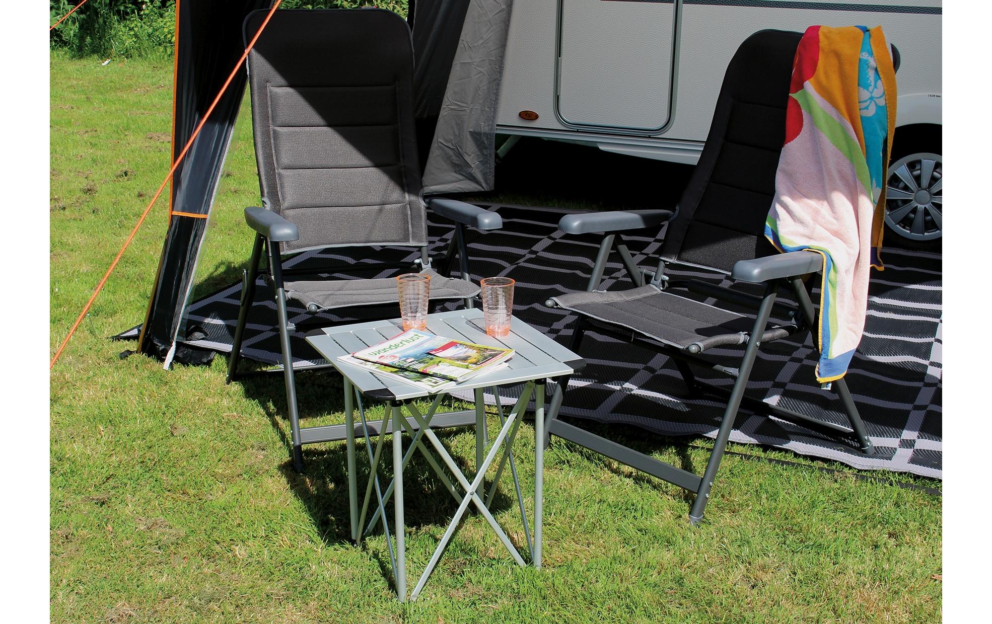 Eurotrail Campingtisch Burzet mit rollbarer Tischplatte 52 x 52 cm Eurotrail Campingtisch Burzet mit rollbarer Tischplatte 52 x 52 cm