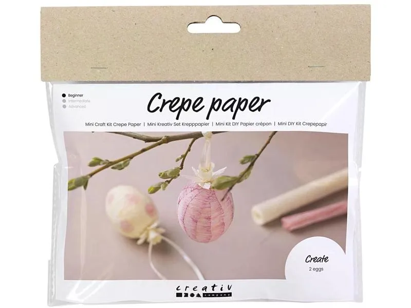 Creativ Company Bastelset Mini Krepppapier Eier 1 Stück, Mehrfarbig Creativ Company Bastelset Mini Krepppapier Eier 1 Stück, Mehrfarbig