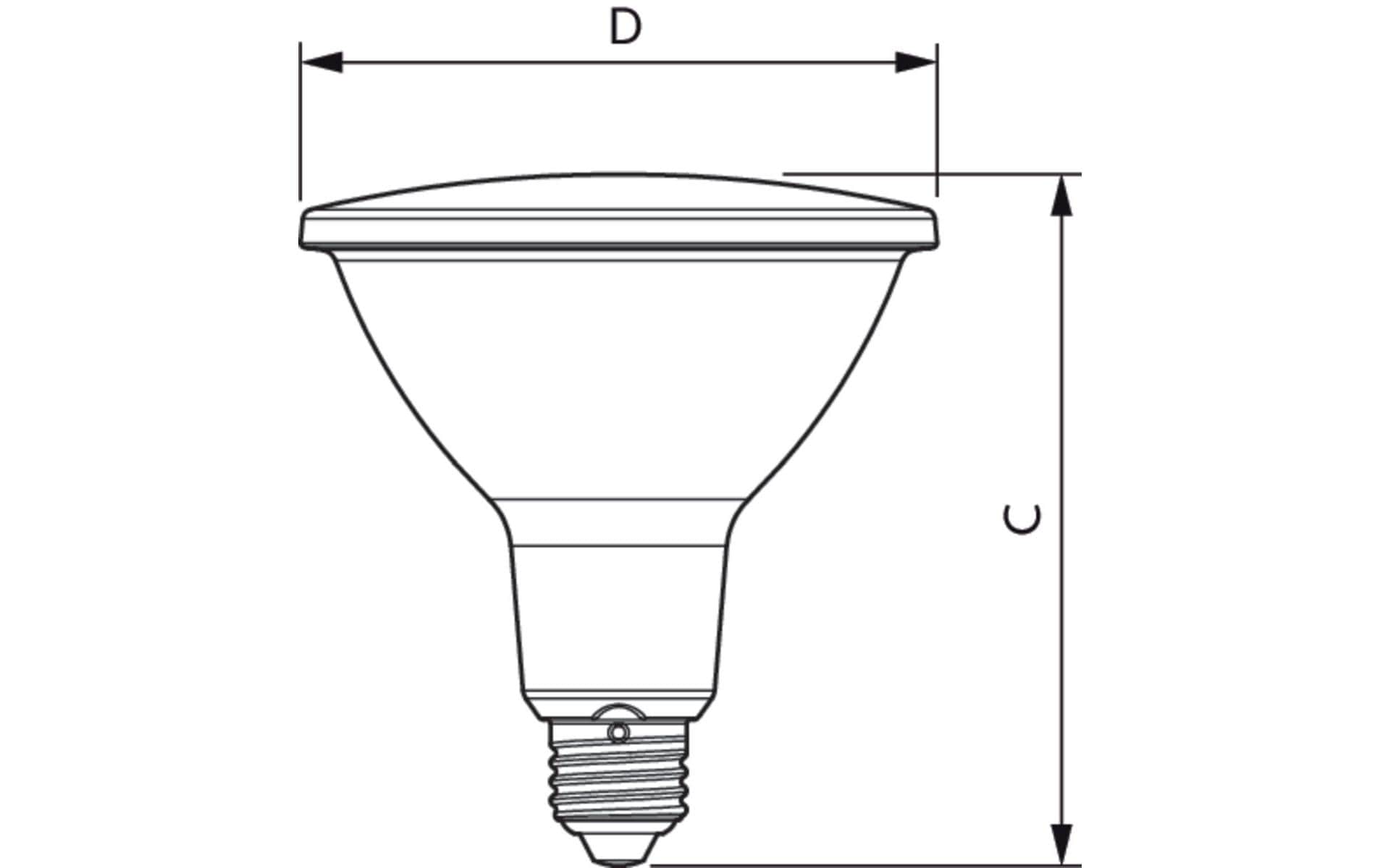 Philips Professional Lampe MAS LEDspot VLE D 13-100W 927 PAR38 25D