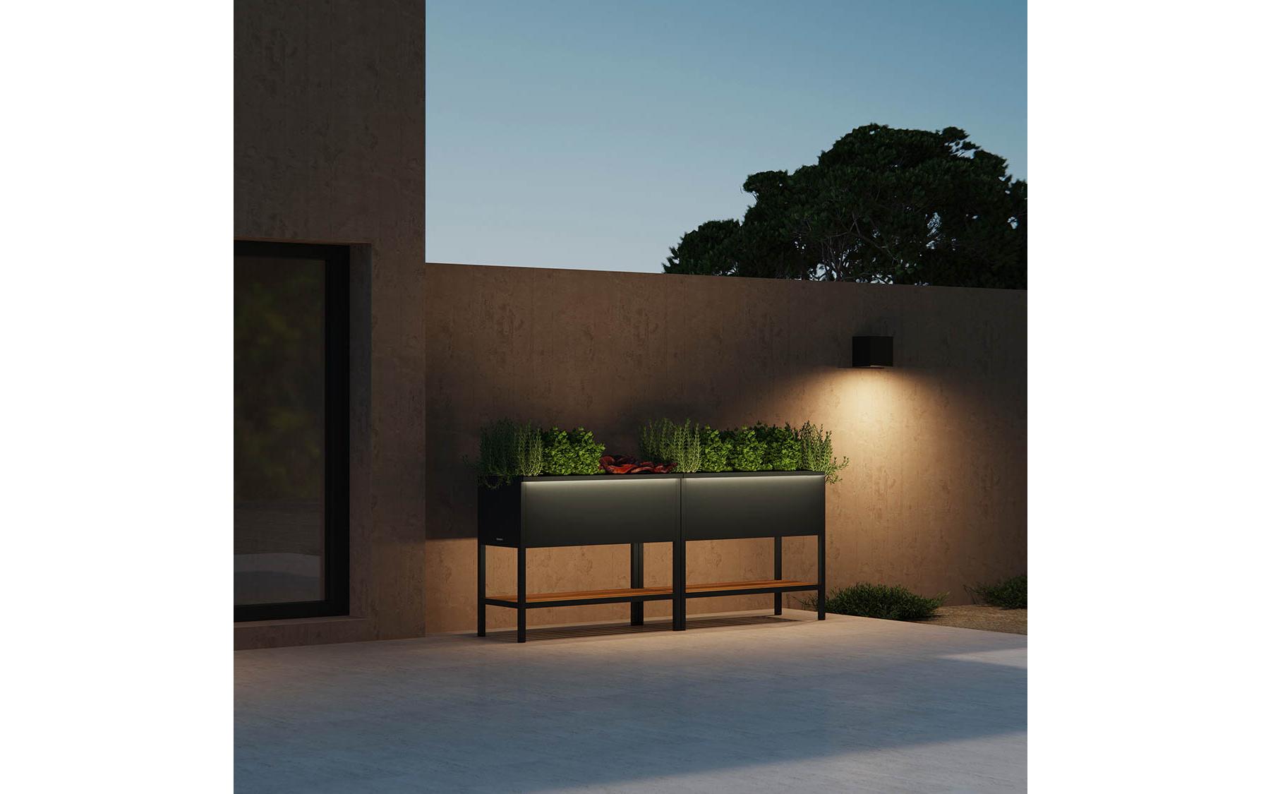 Herstera Pflanzentisch Deco Grow Table 100 x 40 x 80 cm, Anthrazit