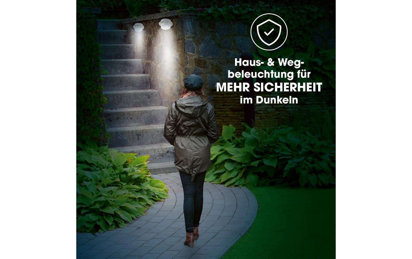 EASYmaxx Solar-Leuchte Dachrinne 3er-Set 1.2 V