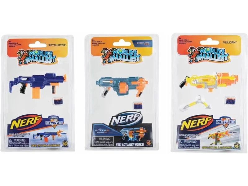 Waldmeier Worlds Smallest Nerf Blaster Assortiert Waldmeier Worlds Smallest Nerf Blaster Assortiert
