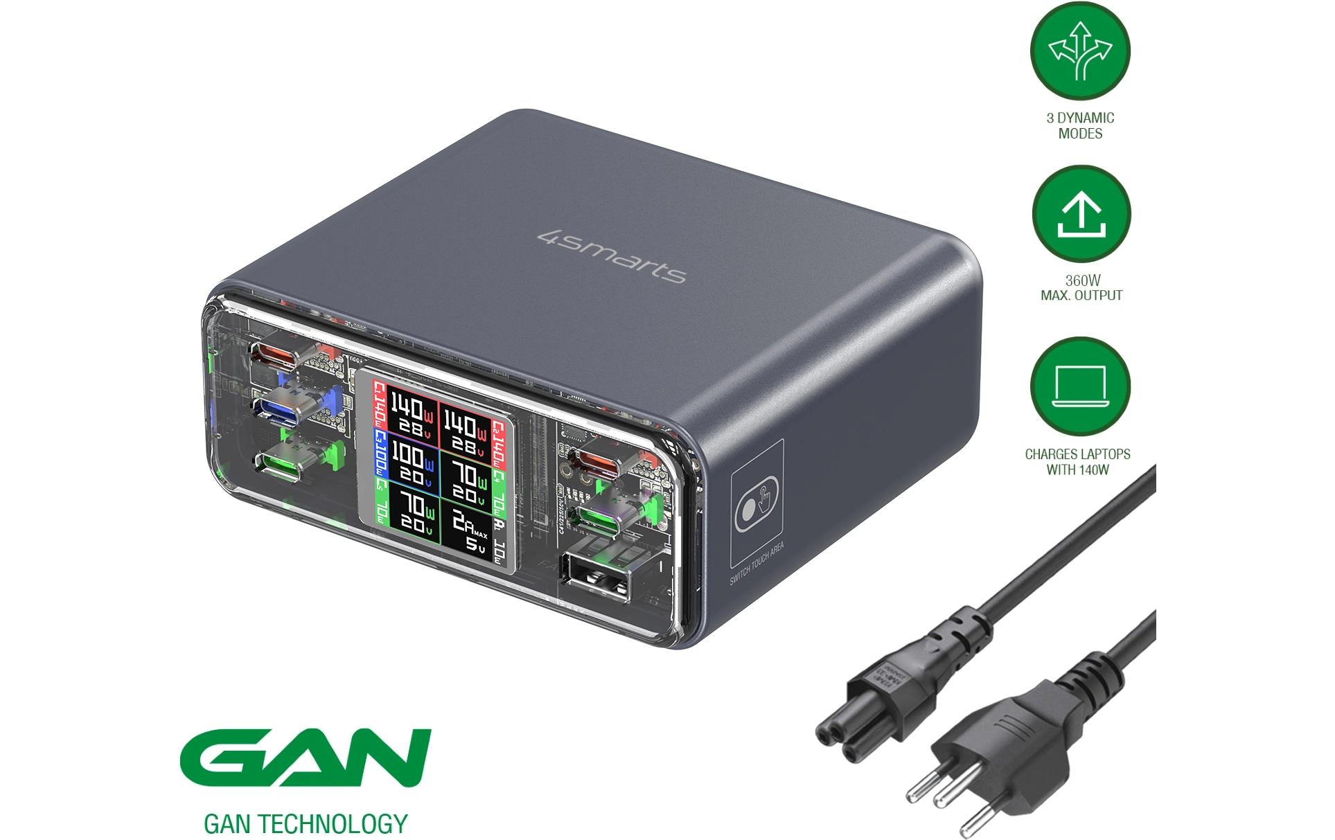 4smarts Ladestation Lucid GaN DIY 360W