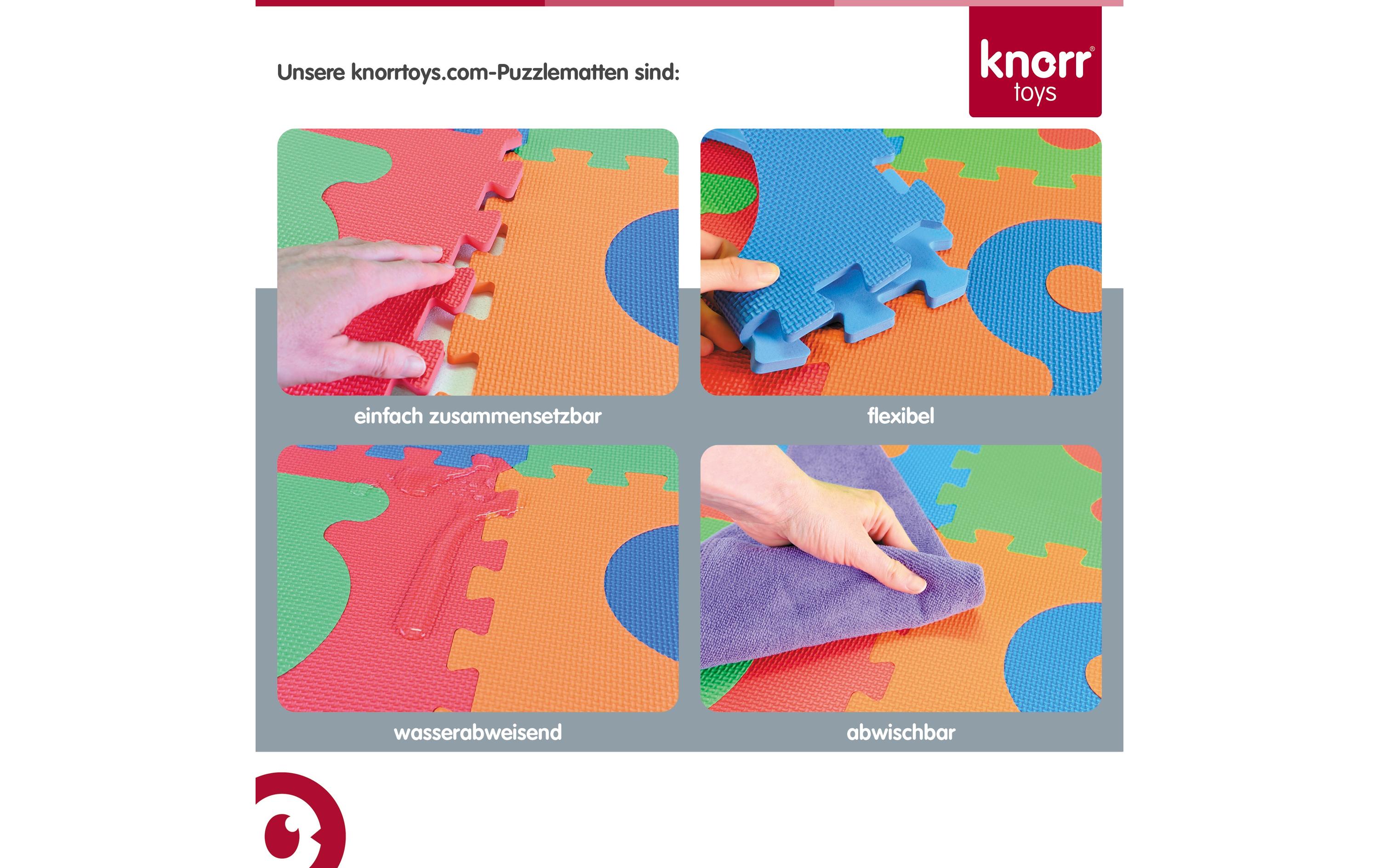Knorrtoys Puzzlematte Fahrzeuge 9-Teilig