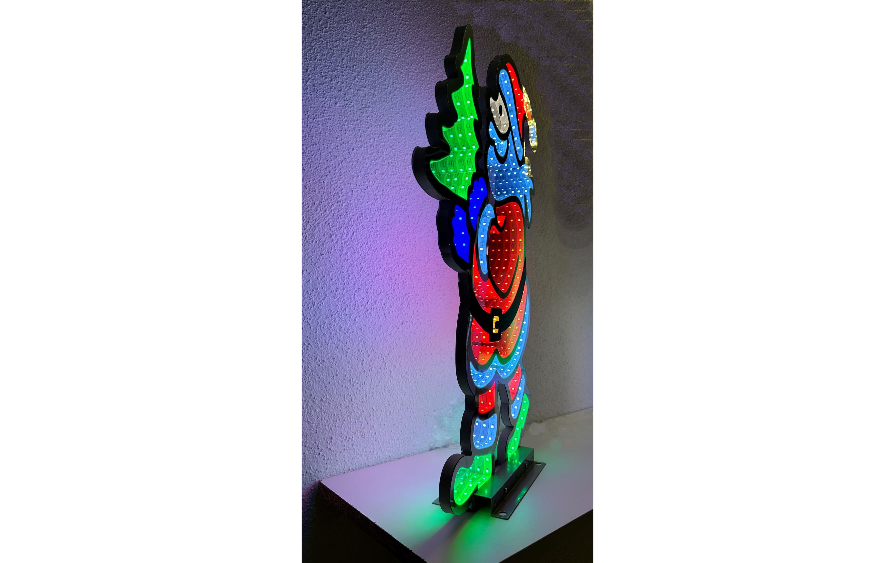 Dameco LED-Figur Infinity Santa, 435 LEDs, 60 cm, Mehrfarbig Dameco LED-Figur Infinity Santa, 435 LEDs, 60 cm, Mehrfarbig