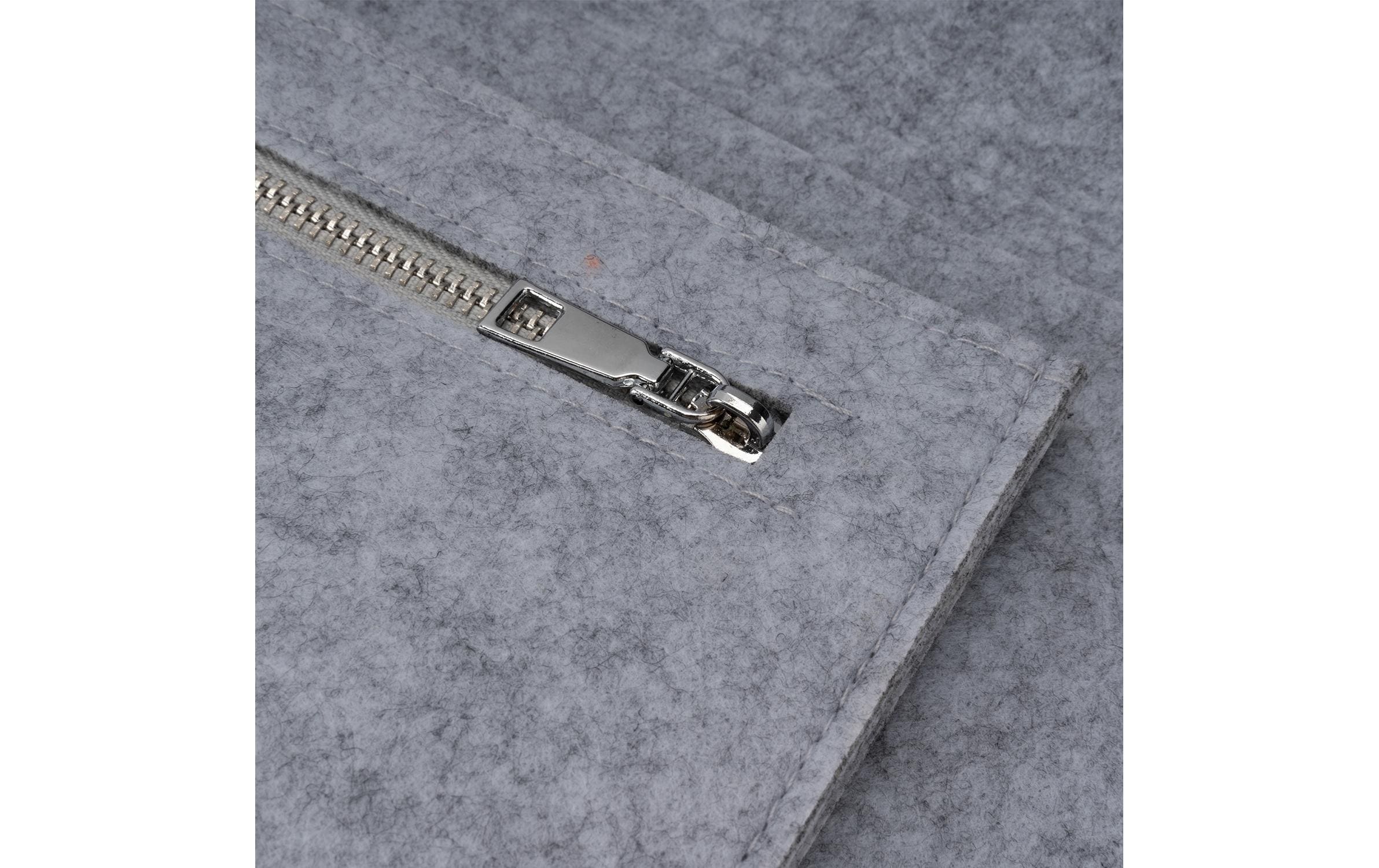 4smarts Notebook-Sleeve Felty+ FoldStand ErgoFix 13 Grau/Silber