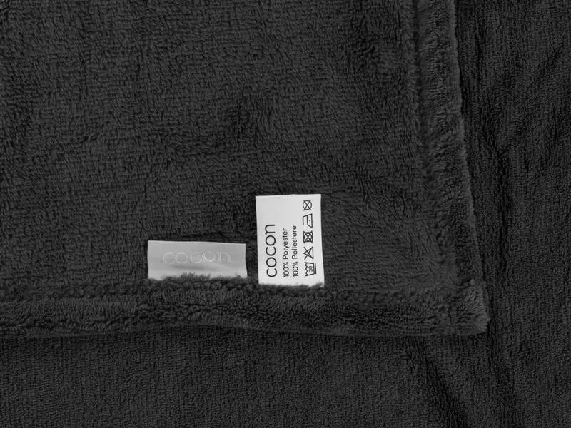 COCON Decke Fleece Coral 150 x 200 cm, Anthrazit COCON Decke Fleece Coral 150 x 200 cm, Anthrazit