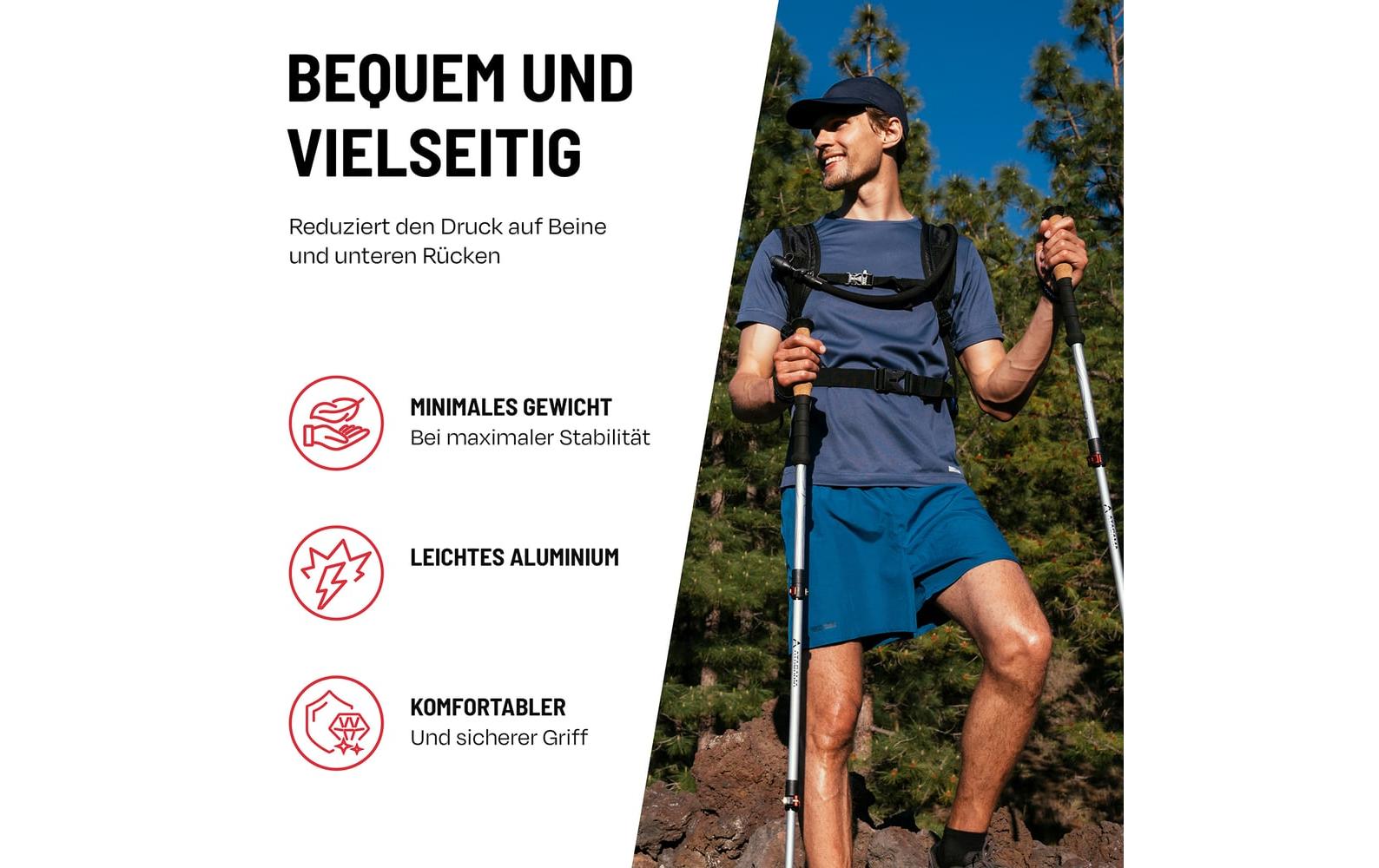 Atacama Nordic Walking Stöcke 110-135 cm