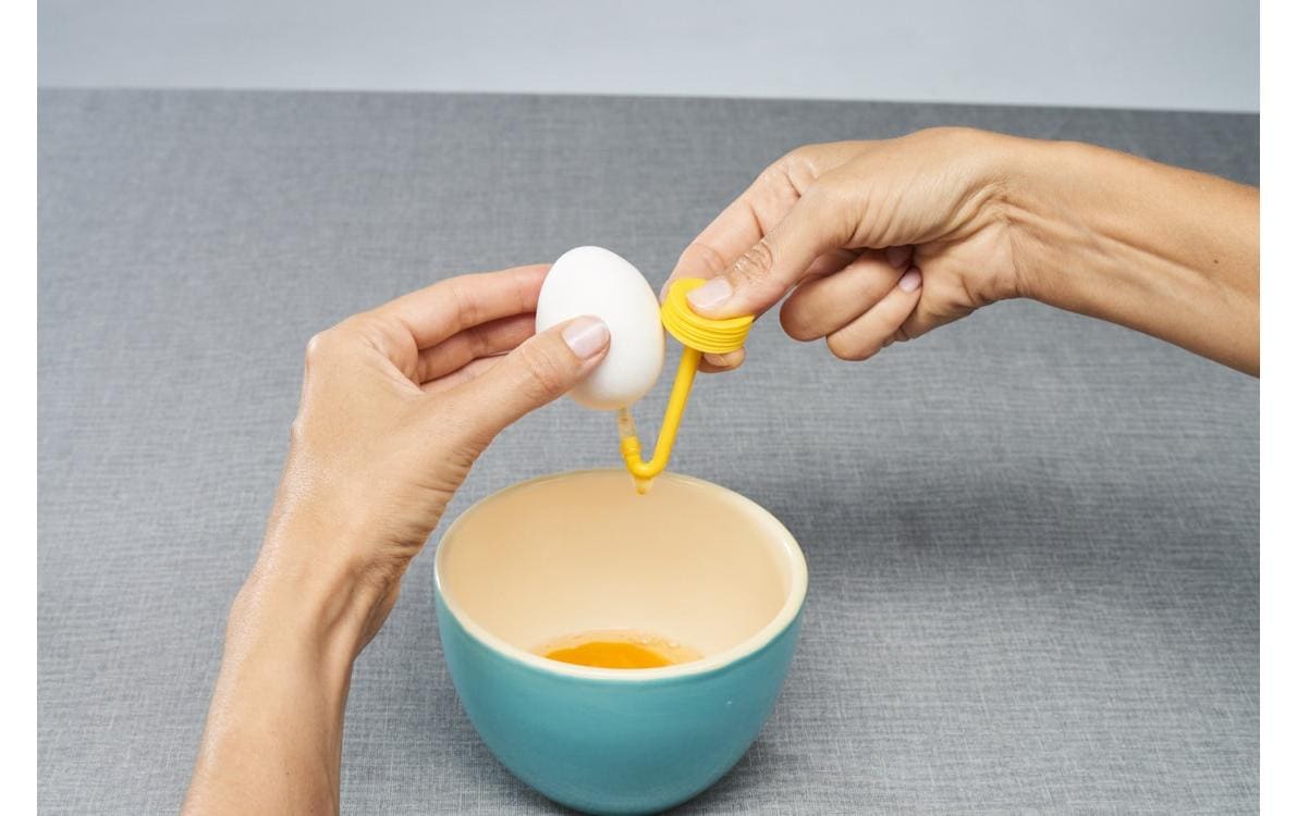 Brauns Heitmann Eier-Ausblasgerät Puste-Meister Gelb, 1 Stück