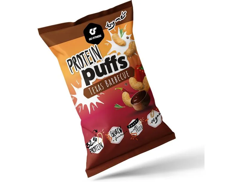 Go Fitness Chips & Popcorn Protein Puffs – Texas Barbecue 50 g Go Fitness Chips & Popcorn Protein Puffs – Texas Barbecue 50 g