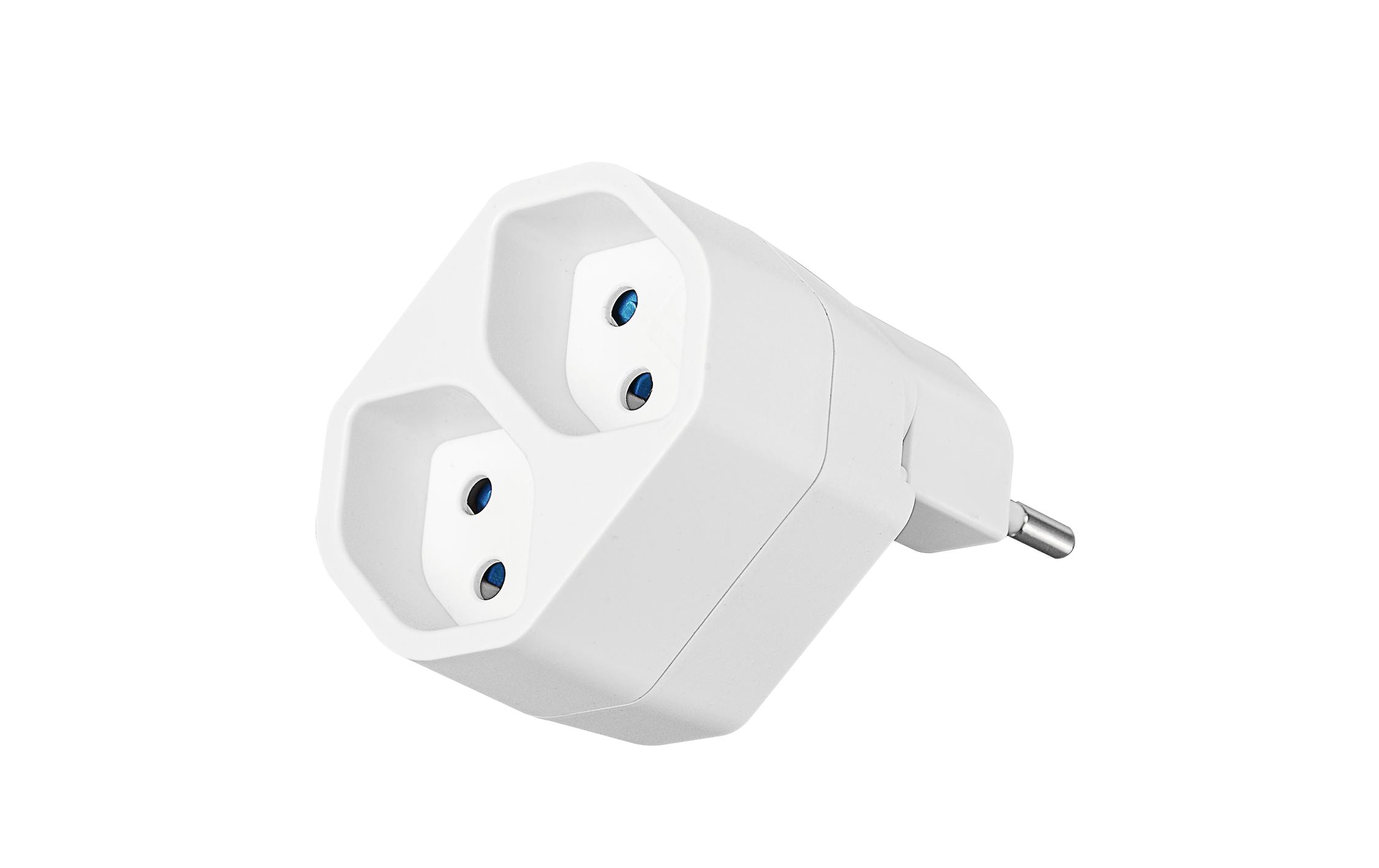 STEFFEN Manta Mehrfachadpater 2xT13 drehbar 2 STEFFEN Manta Mehrfachadpater 2xT13 drehbar 2